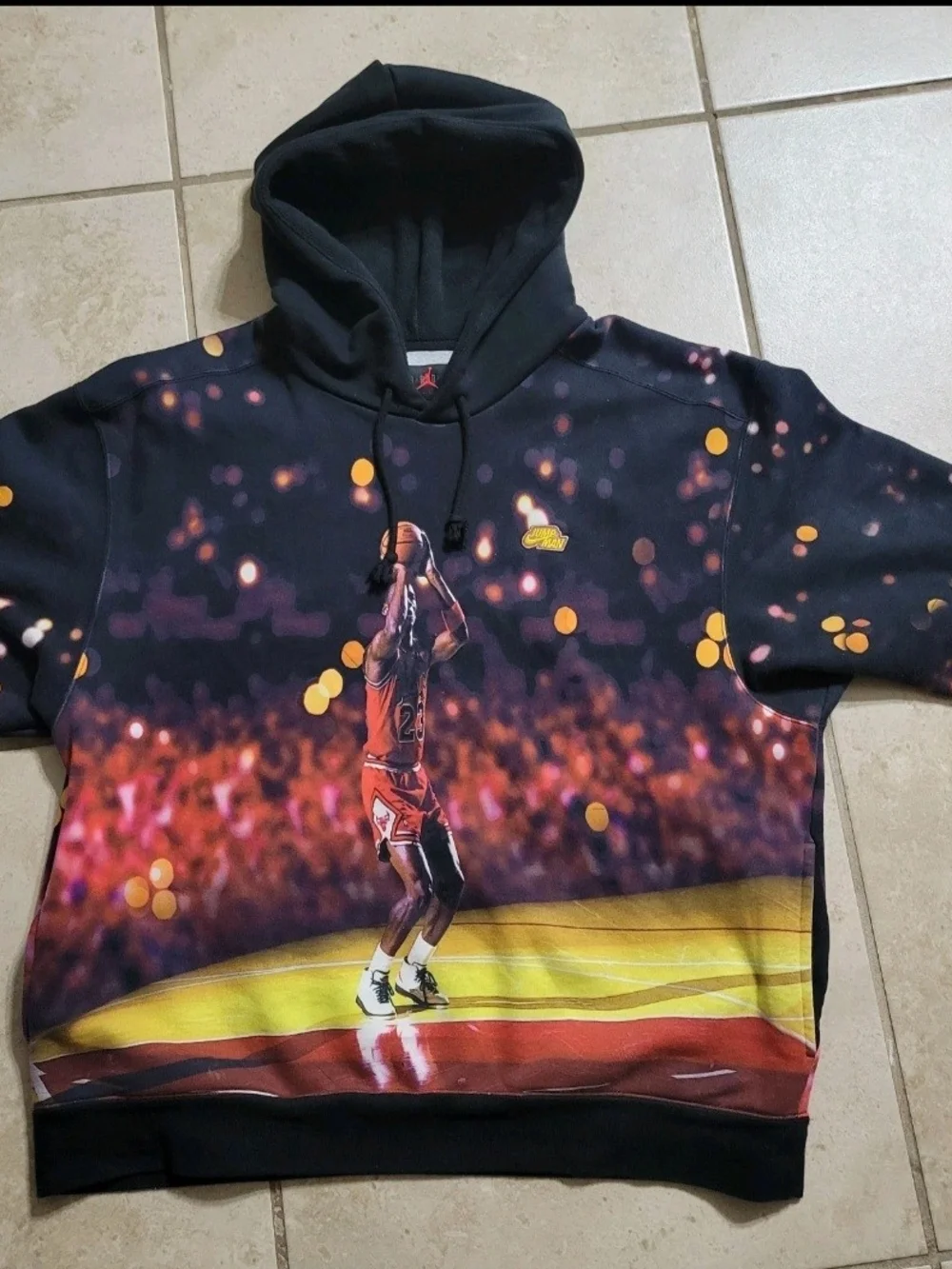 2XL Jordan Jumpman Fleece Pullover Hoodie DC9610-010 Men's Size XXL Graphic